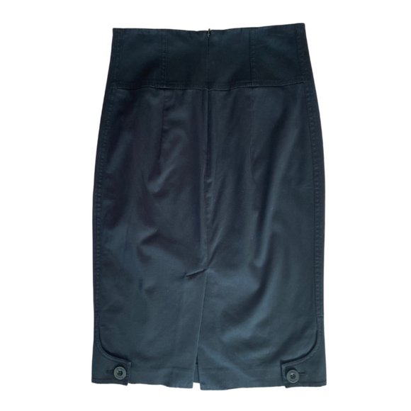 Marciano Black Pencil Skirt Size 4 - Picture 5 of 7